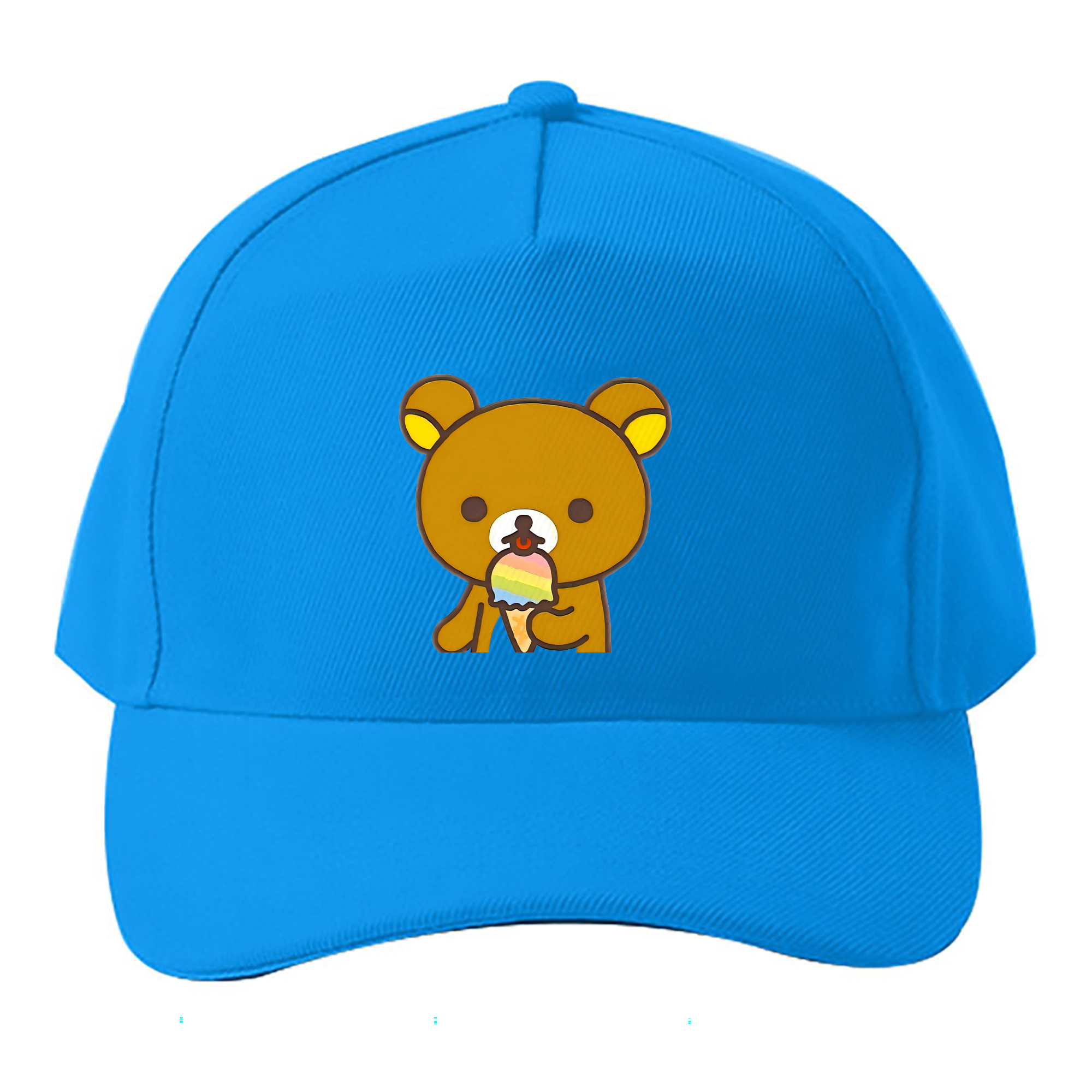 （画像用） リラックマ リラックマ キイロイトリ Rilakkuma Korilakkuma Kiiroitori ベースボールキャップ 綿100％ 男女兼用 帽子 スポーツ